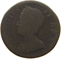GREAT BRITAIN FARTHING 1754 George II. 1727-1760. #a095 0353 - A. 1 Farthing