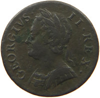 GREAT BRITAIN FARTHING 1746 George II. 1727-1760. #t149 0211 - A. 1 Farthing