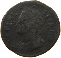 GREAT BRITAIN FARTHING 1734 George II. 1727-1760. DOUBLE TRUCK REVERSE RARE #t149 0329 - A. 1 Farthing