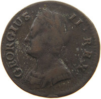 GREAT BRITAIN FARTHING 1744 George II. 1727-1760. #c001 0161 - A. 1 Farthing