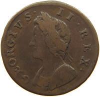 GREAT BRITAIN FARTHING 1730 George II. 1727-1760. #t149 0207 - A. 1 Farthing