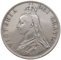 GREAT BRITAIN DOUBLE FLORIN 1890 Victoria 1837-1901 #t093 0095 - L. Double Florin