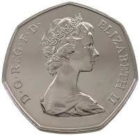GREAT BRITAIN 50 PENCE 1973 Elisabeth II. (1952-) #alb053 0325 - 50 Pence
