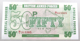 GREAT BRITAIN 50 PENCE  BRITISH ARMED FORCES #alb052 0039 - British Armed Forces & Special Vouchers