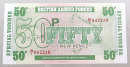 GREAT BRITAIN 50 PENCE  BRITISH ARMED FORCES #alb049 0155 - British Armed Forces & Special Vouchers