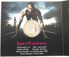 GREAT BRITAIN 5 POUNDS 2012 LONDON #ns04 0005 - 5 Pounds