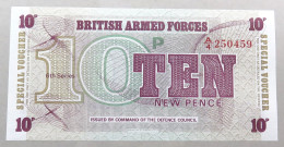 GREAT BRITAIN 10 PENCE  BRITISH ARMED FORCES #alb052 0045 - Fuerzas Armadas Británicas & Recibos Especiales