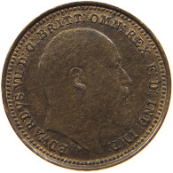 GREAT BRITAIN 1/3 FARTHING 1902 Edward VII., 1901 - 1910 #t058 0587 - A. 1/4 - 1/3 - 1/2 Farthing