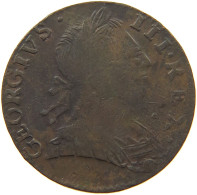 GREAT BRITAIN 1/2 PENNY 1774 GEORGE III. 1760-1820 #c057 0219 - C. 1/2 Penny