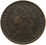 GREAT BRITAIN FARTHING 1882 H Victoria 1837-1901 #t073 0223 - B. 1 Farthing