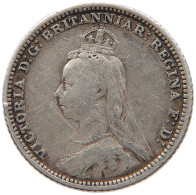 GREAT BRITAIN FOURPENCE 1888 Victoria 1837-1901 #t021 0119 - G. 4 Pence/ Groat