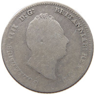 GREAT BRITAIN FOURPENCE 1837 WILLIAM IV. (1830-1837) #a091 0875 - G. 4 Pence/ Groat