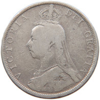 GREAT BRITAIN FLORIN 1890 Victoria 1837-1901 #c068 0345 - J. 1 Florin / 2 Schilling