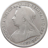 GREAT BRITAIN FLORIN 1900 Victoria 1837-1901 #t148 0099 - J. 1 Florin / 2 Schilling