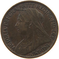 GREAT BRITAIN FARTHING 1901 Victoria 1837-1901 #a011 0985 - B. 1 Farthing