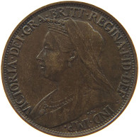 GREAT BRITAIN FARTHING 1896 Victoria 1837-1901 #c062 0083 - B. 1 Farthing