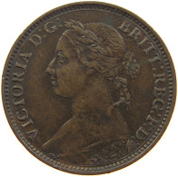 GREAT BRITAIN FARTHING 1893 Victoria 1837-1901 #c063 0303 - B. 1 Farthing