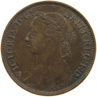 GREAT BRITAIN FARTHING 1893 Victoria 1837-1901 #c050 0377 - B. 1 Farthing