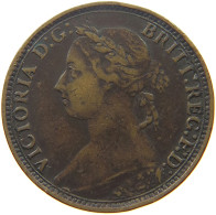 GREAT BRITAIN FARTHING 1891 Victoria 1837-1901 #s051 0761 - B. 1 Farthing