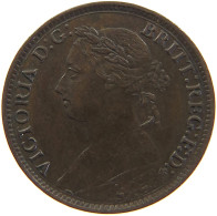 GREAT BRITAIN FARTHING 1891 Victoria 1837-1901 #c064 0103 - B. 1 Farthing