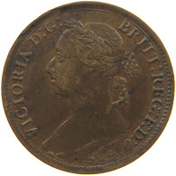 GREAT BRITAIN FARTHING 1890 Victoria 1837-1901 #c016 0445 - B. 1 Farthing