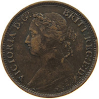 GREAT BRITAIN FARTHING 1886 Victoria 1837-1901 #s080 0181 - B. 1 Farthing