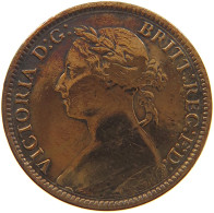 GREAT BRITAIN FARTHING 1884 Victoria 1837-1901 #t158 0141 - B. 1 Farthing