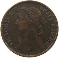 GREAT BRITAIN FARTHING 1881 Victoria 1837-1901 #c064 0093 - B. 1 Farthing