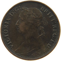 GREAT BRITAIN FARTHING 1881 Victoria 1837-1901 #a011 0803 - B. 1 Farthing