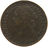 GREAT BRITAIN FARTHING 1880 Victoria 1837-1901 #s080 0183 - B. 1 Farthing