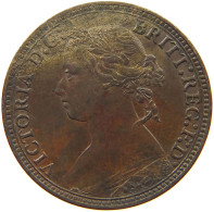 GREAT BRITAIN FARTHING 1879 Victoria 1837-1901 #a002 0537 - B. 1 Farthing