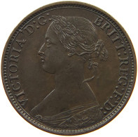 GREAT BRITAIN FARTHING 1866 Victoria 1837-1901 #t100 0175 - B. 1 Farthing