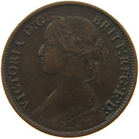 GREAT BRITAIN FARTHING 1867 Victoria 1837-1901 #s080 0177 - B. 1 Farthing