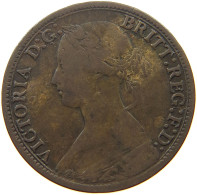 GREAT BRITAIN FARTHING 1865 Victoria 1837-1901 #s052 0015 - B. 1 Farthing