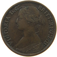 GREAT BRITAIN FARTHING 1864 Victoria 1837-1901 #s080 0193 - B. 1 Farthing