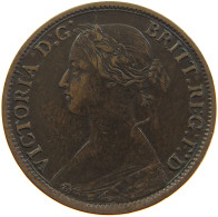 GREAT BRITAIN FARTHING 1866 Victoria 1837-1901 #c063 0093 - B. 1 Farthing