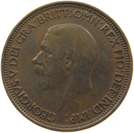 GREAT BRITAIN HALFPENNY 1931 George V. (1910-1936) #a094 0747 - C. 1/2 Penny