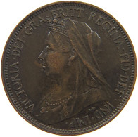 GREAT BRITAIN HALFPENNY 1899 Victoria 1837-1901 #c061 0017 - C. 1/2 Penny