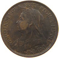 GREAT BRITAIN HALFPENNY 1900 Victoria 1837-1901 #a095 0189 - C. 1/2 Penny