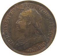 GREAT BRITAIN HALFPENNY 1896 Victoria 1837-1901 #t001 0393 - C. 1/2 Penny