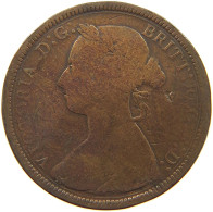 GREAT BRITAIN HALFPENNY 1891 Victoria 1837-1901 #a066 0269 - C. 1/2 Penny