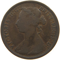 GREAT BRITAIN HALFPENNY 1891 Victoria 1837-1901 #a011 0387 - C. 1/2 Penny