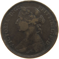 GREAT BRITAIN HALFPENNY 1890 Victoria 1837-1901 #c080 0329 - C. 1/2 Penny