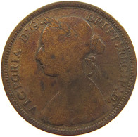 GREAT BRITAIN HALFPENNY 1890 Victoria 1837-1901 #s013 0051 - C. 1/2 Penny