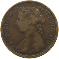 GREAT BRITAIN HALFPENNY 1887 Victoria 1837-1901 #s077 0403 - C. 1/2 Penny