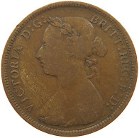 GREAT BRITAIN HALFPENNY 1888 Victoria 1837-1901 #t017 0319 - C. 1/2 Penny