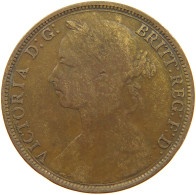 GREAT BRITAIN HALFPENNY 1889 Victoria 1837-1901 #c021 0167 - C. 1/2 Penny