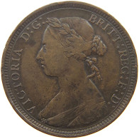 GREAT BRITAIN HALFPENNY 1890 Victoria 1837-1901 #a002 0425 - C. 1/2 Penny