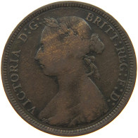 GREAT BRITAIN HALFPENNY 1889 Victoria 1837-1901 #a011 0381 - C. 1/2 Penny