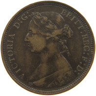 GREAT BRITAIN HALFPENNY 1887 Victoria 1837-1901 #c054 0173 - C. 1/2 Penny